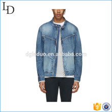 Lange Hülse 13 Unzen Winter Mann Jacke plain Denim Jean Jacke